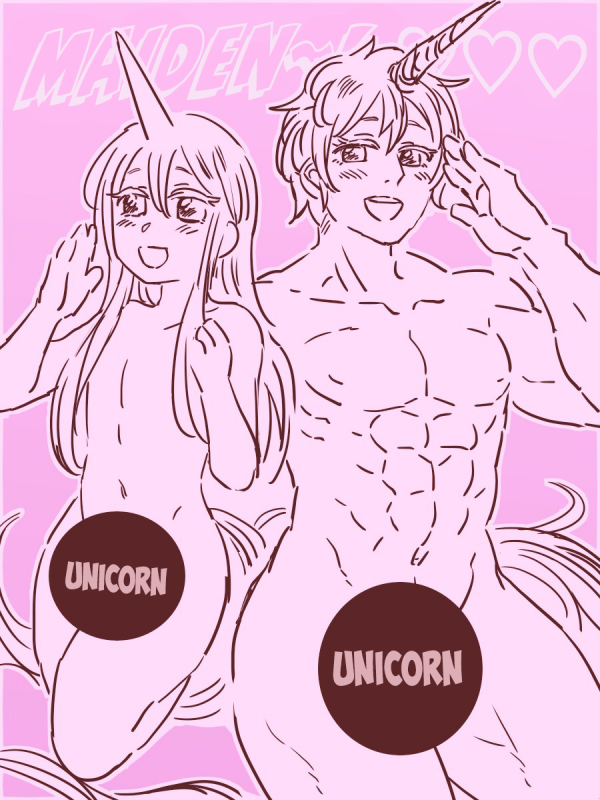 A Boy Who's Crossdressing for the Cultural Festival and a Unicorn